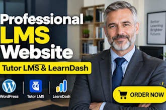 build german elearning wordpress lms website with tutor lms or learndash