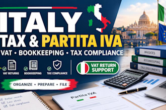 handle italy partita iva vat return bookkeeping and tax compliance