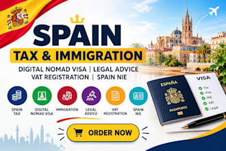 spain tax digital nomad visa immigration legal advice vat registration spain nie