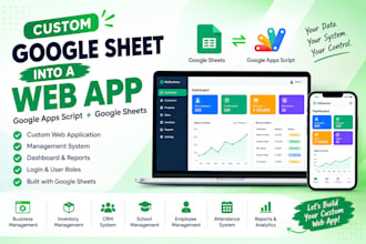build custom web apps with google apps script and sheets
