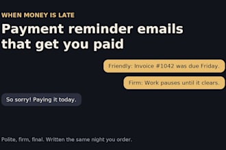 write payment reminder emails that get your overdue invoices paid