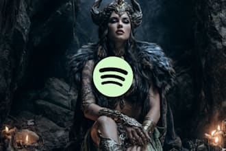 create dreamy fantasy spotify cover artwork