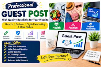 do professional guest post and fashion guest post and health guest post