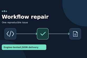 fix one reproducible n8n workflow error and test the repair
