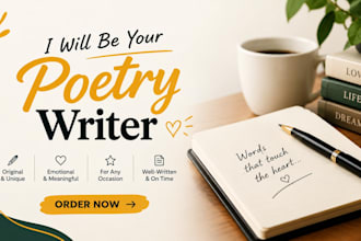 be your poetry writer