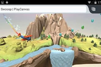 develop 2d and 3d HTML5 web browser games using playcanvas