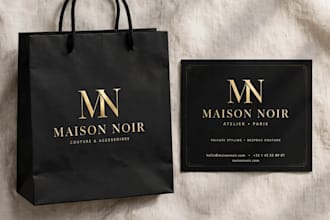 design modern minimalist luxury business logo