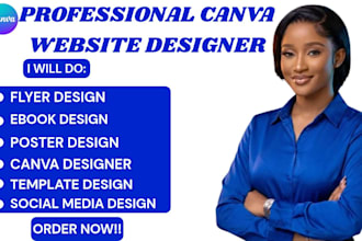 canva website design landing page website design canva template design canva