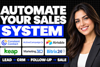 setup constant contact activecampaign airtable keap marketing 360 bitrix24
