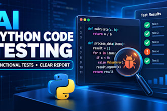 test and review your ai generated python code