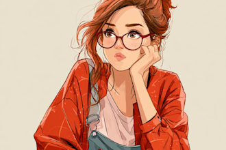 draw unique digital art and cartoon illustrations