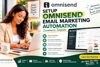 setup omnisend email marketing automation ecommerce template