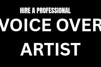 professionally narrate your audiobook with an engaging voice over