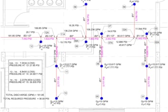 create fire sprinkler shop drawings and nfpa 13 plans