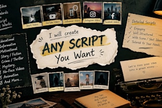 turn your idea into a viewer boosting youtube script