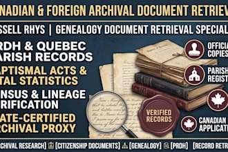 retrieve official baptismal records prdh archives and citizenship documents
