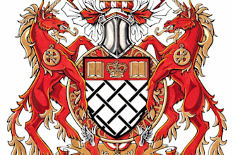 make heraldry shield, crest or coat of arms logo
