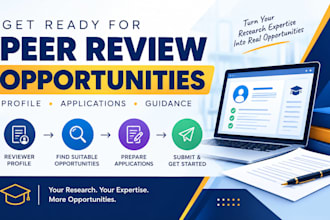 help you apply for academic peer reviewer and journal reviewer opportunities