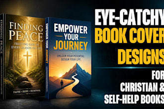 do an eye catchy self help cover, christian book cover and kindle cover