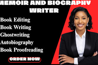 write your memoir, biography, or autobiography as a professional ghostwriter