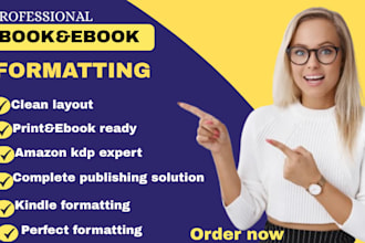 format your ebook for kindle epub and amazon kdp book conversion