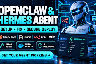 setup secure openclaw hermes agent jarvis claude code ollama n8n mcp gpt 6 astra