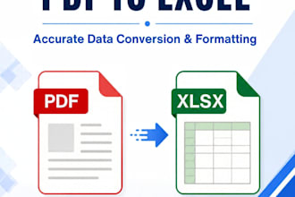convert pdf to excel data