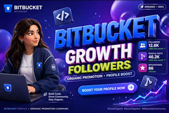 do organic promotion bitbucket growth for real followers and bitbucket profile