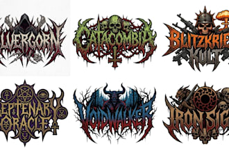 make raw black necro black metal war metal occult metal logo