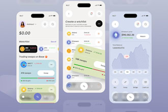 develop exchange app, fintech app, blockchain app, binance app, trust wallet app