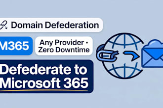 defederate your domain from any provider and migrate it to microsoft 365