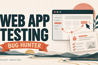 test your web app and report clear reproducible bugs