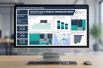 do data analytics,using power bi, excel, python