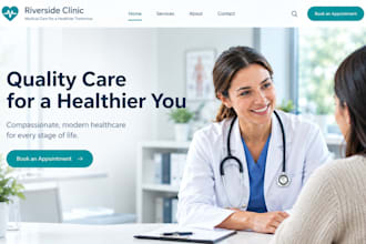 build private clinic website wix medical clinic website with booking