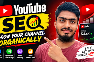 do youtube video SEO with title, description and tags
