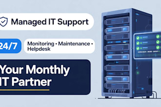 be your monthly managed IT support partner for your small business