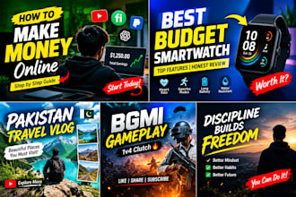create eye catching you tube thumbnails