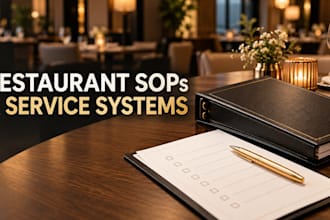 create restaurant sops and service systems