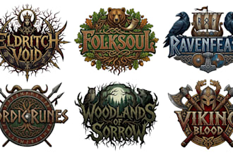 do pagan metal folk metal black metal and viking metal logo