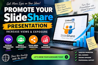 promote your slideshare presentation to increase views and exposure