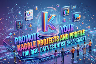 promote your kaggle projects and profile for real data scientist engagement