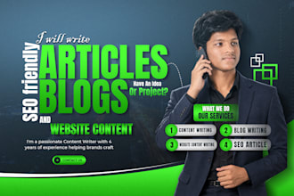 write research based, informative, and engaging articles