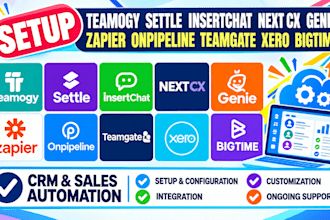 teamogy settle insertchat next cx genie zapier onpipeline teamgate xero bigtime