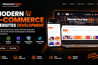build a modern responsive react ecommerce website