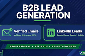 do lead generation linkedin leads verified email list