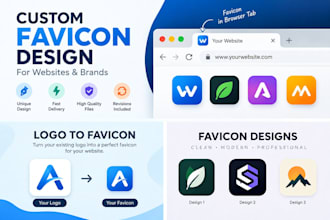 design a professional favicon for your website