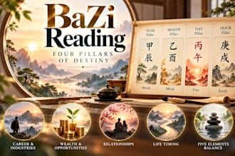 analyze your bazi birth chart for life, career, wealth and relationships