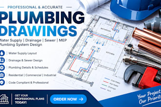 do mep city permit, plumbing drawing hvac electrical drafting and design