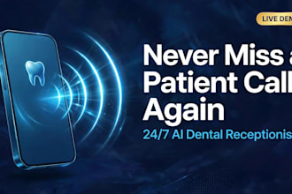 build an ai voice receptionist for dental clinics that books appointments 24 7