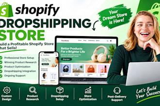 create a high converting shopify dropshipping store